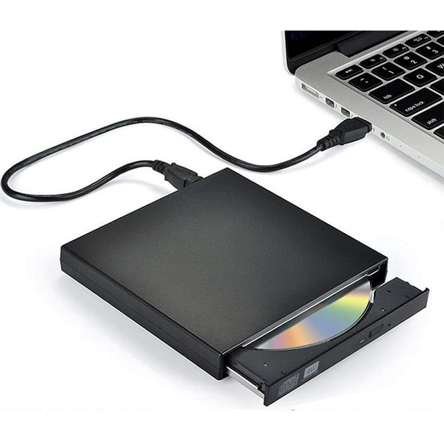 External CD Drive Type C USB 3.0 Portable CD DVD +/-RW Drive Slim DVD/CD ROM Rewriter Burner Writer