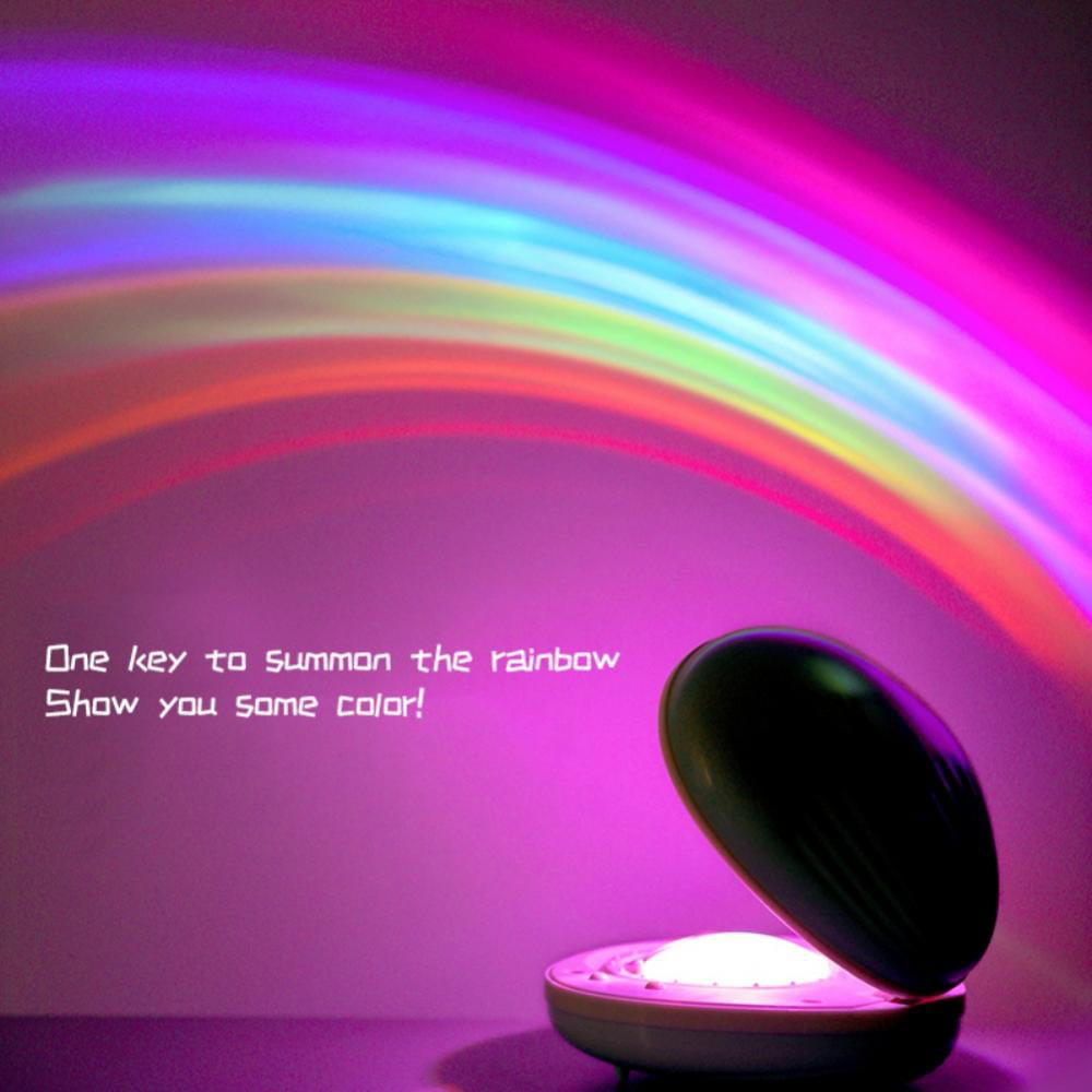Toy Rainbow Projector Night Light Starlight Show Rainbow Projection Bedroom deco 