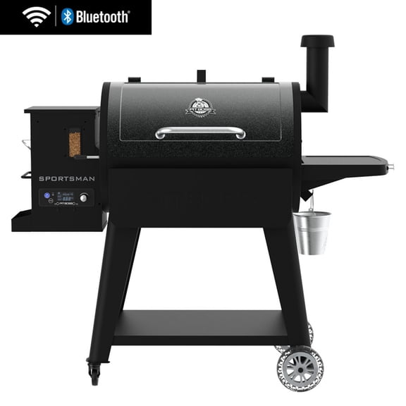 Pit Boss Sportsman 850 sq in Wood Pellet Grill with Bluetooth® Wi-Fi® and Flame Broiler™ Lever