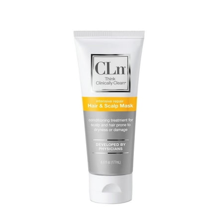 CLn Hair & Scalp Mask Conditioner, Deep Conditioning Hair Mask for Dry & Damage Prone Hair, Paraben-Free, 6 fl oz