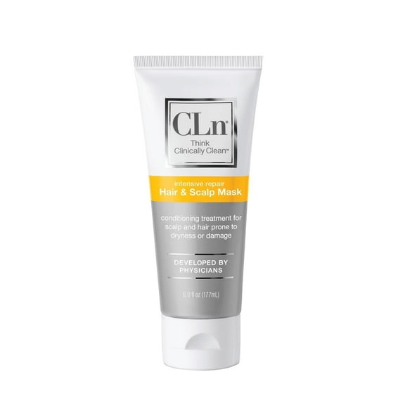 CLn Hair & Scalp Mask Conditioner, Deep Conditioning Hair Mask for Dry & Damage Prone Hair, Paraben-Free, 6 fl oz