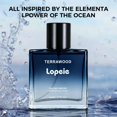 thumbnail image 3 of Colonia Lopeie Terrawood 50 mL, aroma fresco marino amaderado, 3 of 6