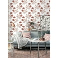 thumbnail image 2 of czcpp-Floral Peel and Stick Removable Wallpaper Boho Renter Friendly Wallpaper Stick on Flower Wallpapers Stick On Wallpapers for Bedroom Bathroom Walls Home Decor 17.5 x 118 in, 2 of 4