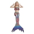 thumbnail image 3 of Cola de sirena para adultos, colas de sirena resistentes al desgaste, sin monoaleta, tallas para adultos y adolescentes, con conjunto de ropa interior, 3 of 4