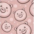 thumbnail image 5 of GZHJMY Cute Pig Cloth Napkins Set of 4, Reusable Washable Oversized Table Napkins for Family Wedding Dinner Party Home Decor, 20 Inch Decorative Washcloths, 5 of 7