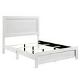 thumbnail image 5 of Eby King Size Bed- Rustic Farmhouse Style- White Finish Wood Veneer, 5 of 8