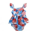 thumbnail image 3 of Odeerbi Clearance Family Matching Outfits Summer Clothes Jumpsuit Sleeveless Independence Day Casual Romper, 3 of 5
