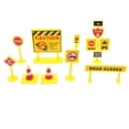 thumbnail image 2 of Juego de Señales de Tráfico de Construcción de Carreteras Baoblaze Señalización Ingeniería Bloques de Carreteras Juguete, 2 of 8