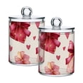 thumbnail image 2 of Gift Boxes with Bows Hearts Valentine Translucent Plastic Cans Storage Canisters with Lid Set of 4, 2 of 7
