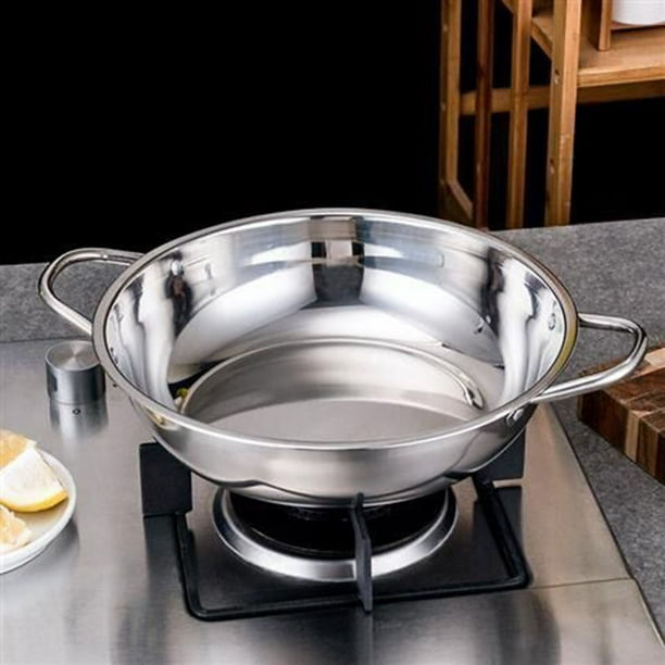 Fule Stainless Steel Clear Soup Pot Single Pot Hot Pot Gas Stove