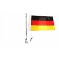 thumbnail image 1 of Rear Side Flag Pole Mount Motorcycle Luggage Rack Flag Shelf With Base Adjustable For Harley Honda Yamaha Suzuki, 1 of 4