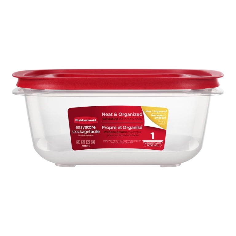 Rubbermaid 14.66-Cup EasyStore Square Container photo 7