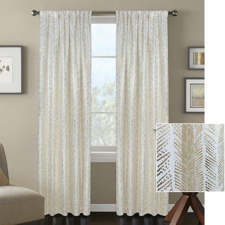 Better Homes And Gardens Distressed Herringbone Metallic Gold Or