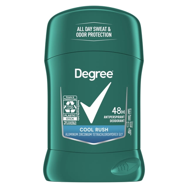 Desodorante antitranspirante Degree Men Cool Rush, 50 ml, paquete de 12