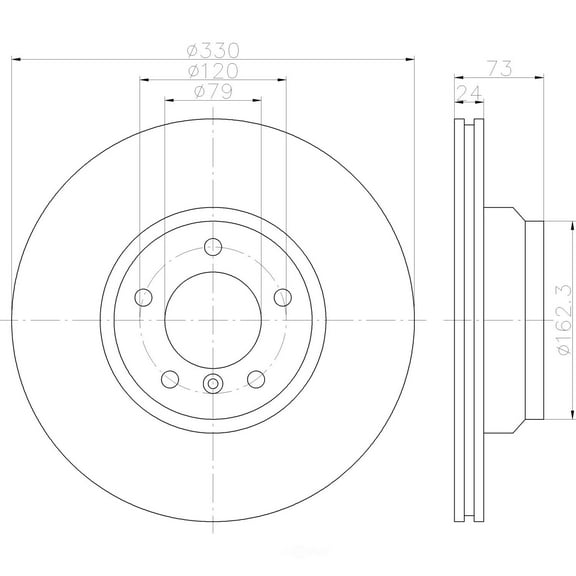 Hella 355122762 Hella Pagid - High Carbon and Fully Coated
