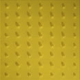 thumbnail image 1 of Ahgly Company Machine Washable Indoor Square Transitional Dark Golden Rod Brown Area Rugs, 6' Square, 1 of 7