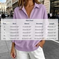 thumbnail image 4 of Half Button Collared Sweatshirt for Women, Long Sleeve Sweatshirts for Women Half Snap Button V Neck Lapel Collared Oversized Tshirts Pullover Top Sweatshirt for Women for Fall Winter Daily Commute, 4 of 7