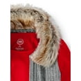 thumbnail image 2 of Wonder Nation Faux Fur Trimmed Cardigan, Top and Legging, 3-Piece Outfit Set (Little Girls, Big Girls & Plus), 2 of 2