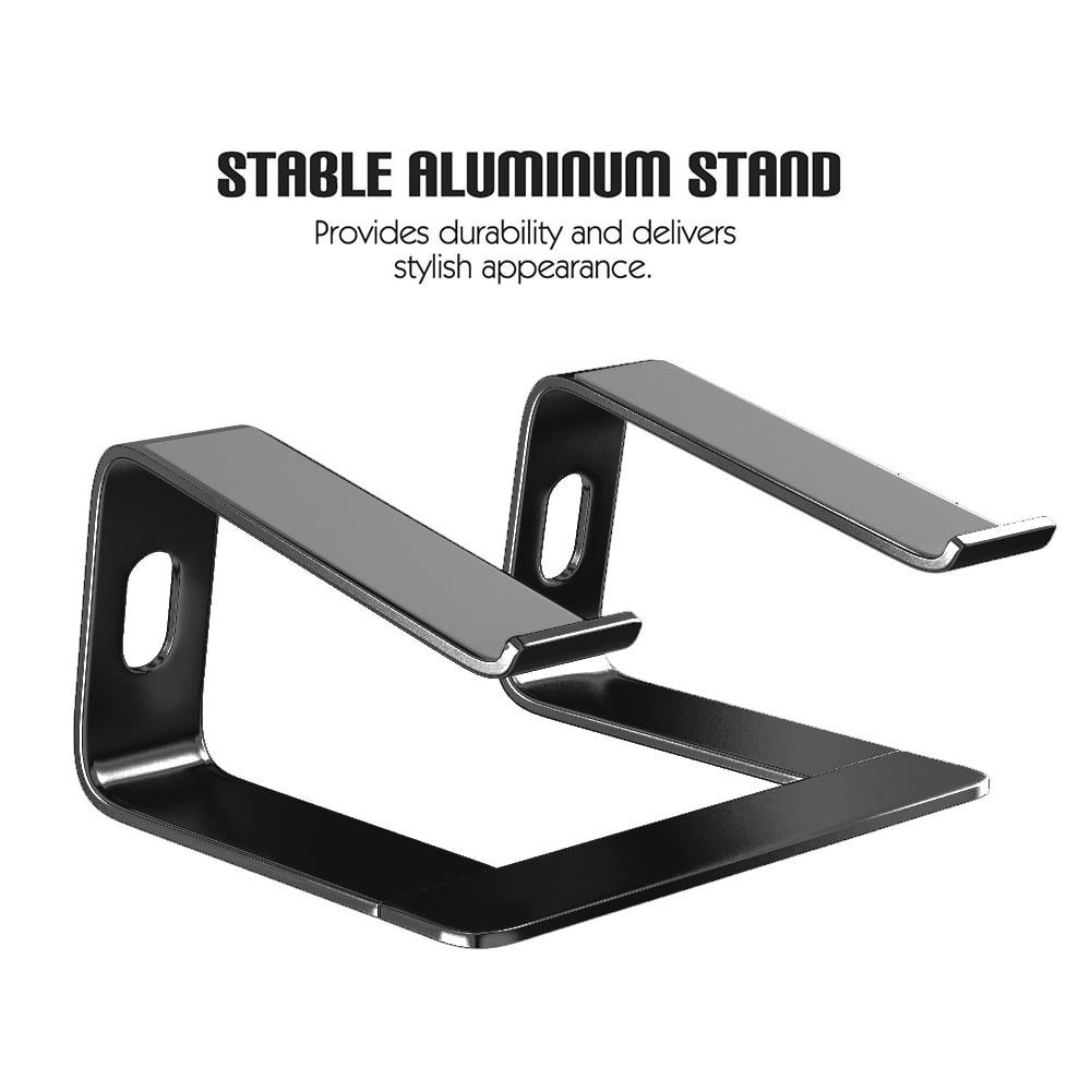 MeterMall Funny for Aluminum Alloy Notebook Bracket Raise Computer Desktop Metal Base Heat Dissipation Anti-Skid Stand Silver MeterMall Funny for Aluminum Alloy Notebook Bracket Raise Computer Desktop Metal Base Heat Dissipation Anti-Skid Stand Silver