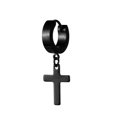 thumbnail image 3 of Boucles d'Oreilles Croix Noires, 3 of 3