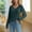 Green-3, variant on 2025 Womens Tops Long Sleeve Shirts Casual Fall Winter Tunics Pleated V Neck Fashion