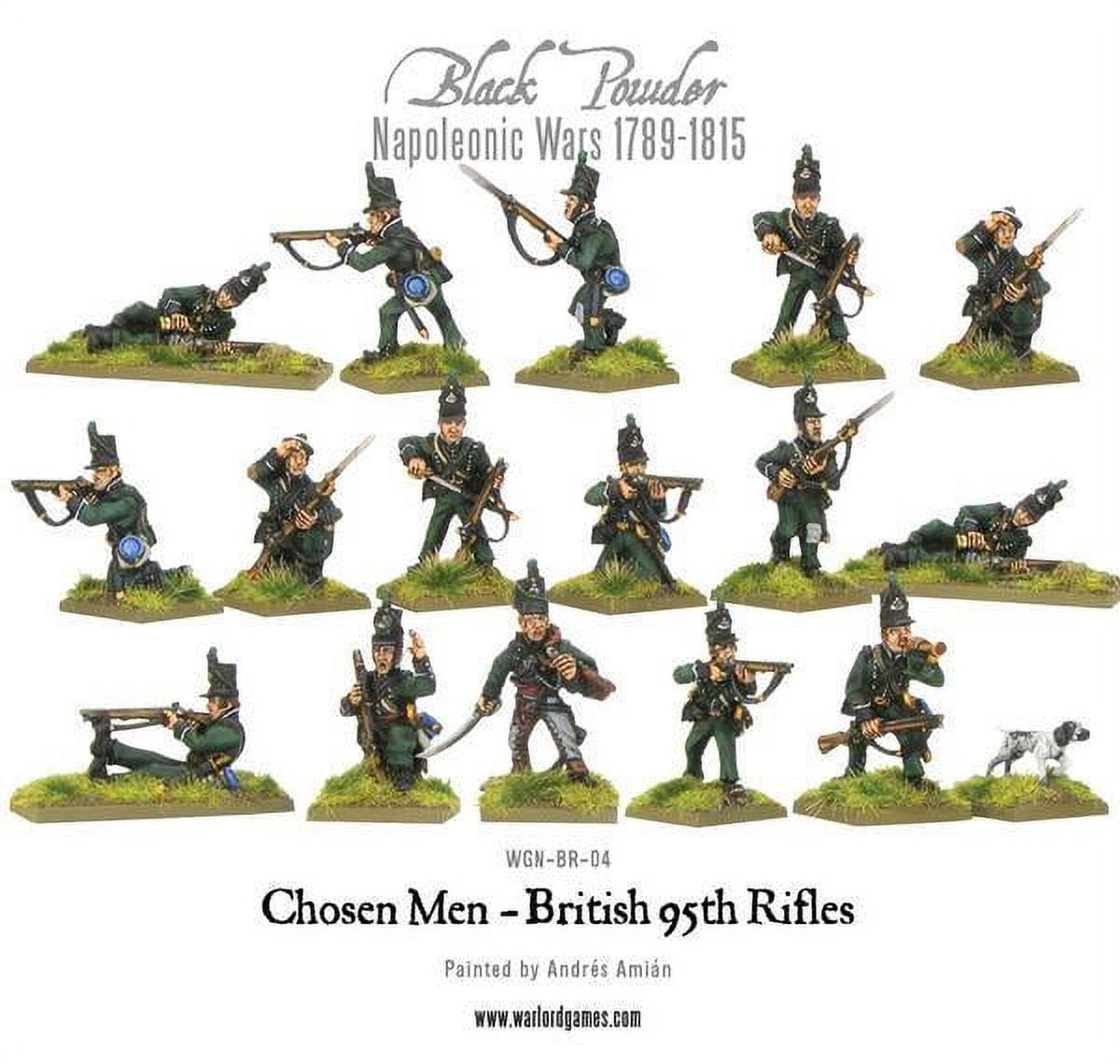Warlord Games Black Powder Napoleonic Wars Chosen Men British Army 95th Rifles