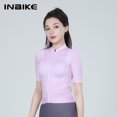 thumbnail image 2 of INBIKE - Maillot de ciclismo de verano para mujer, ropa de ciclismo de color liso, maillot de MTB con bolsillos, camisa de ciclismo de secado rápido, 2 of 5