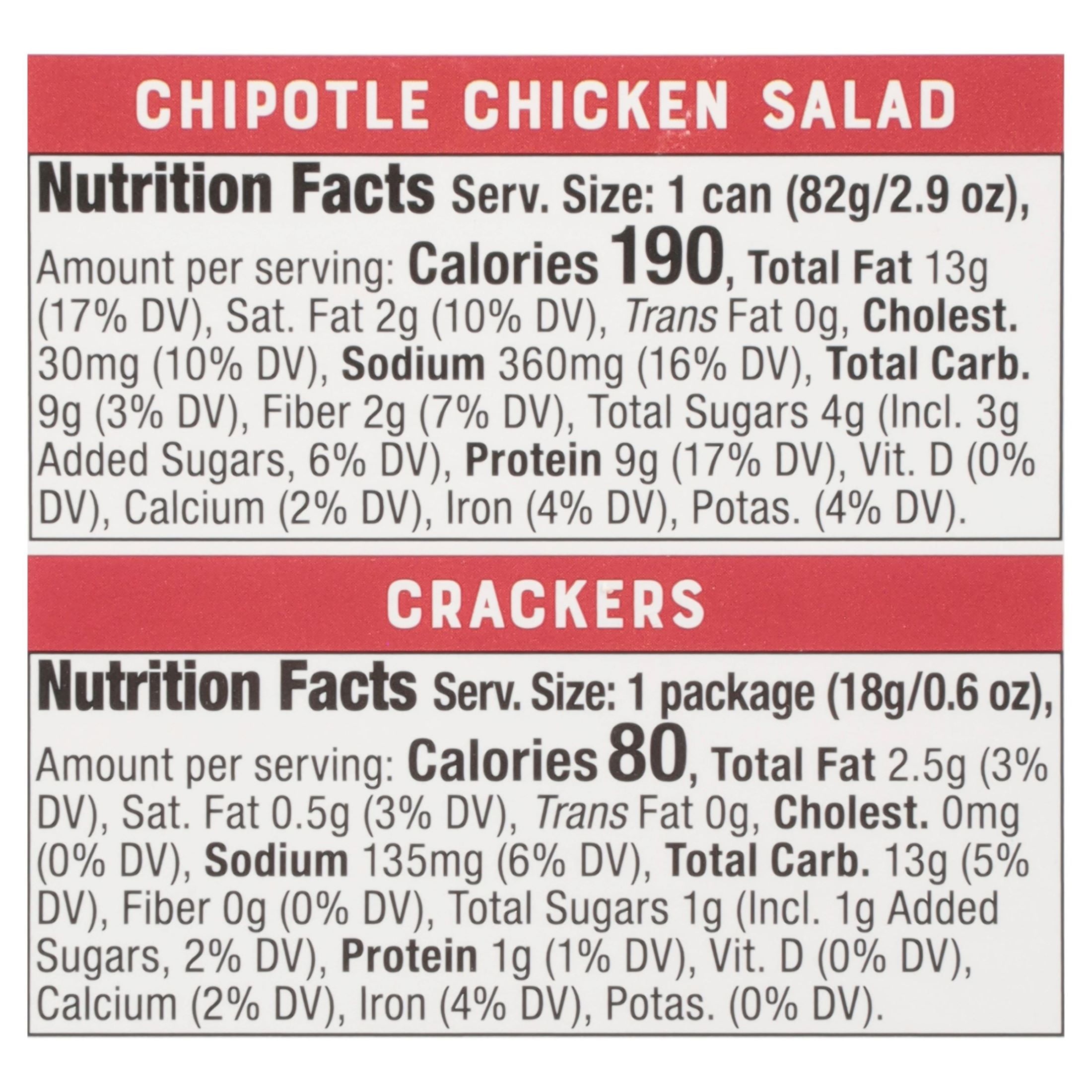 (3 pack) Bumble Bee Snack on The Run Chipotle Flavored Chicken Salad with Crackers Kit, 10g Protein Per Serving, Ready to Eat, Spoon Included, Shelf Stable Box, 3.5 oz