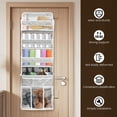 thumbnail image 3 of Door Hanging Storage Organizer,with 3 Bins 1 Movable Baby Diaper Caddy,1 Large capacity diaper stacking storage Organizer,10 Side Pockets ,Bedroom Door Storage for Nursery Baby Essentials, 3 of 11