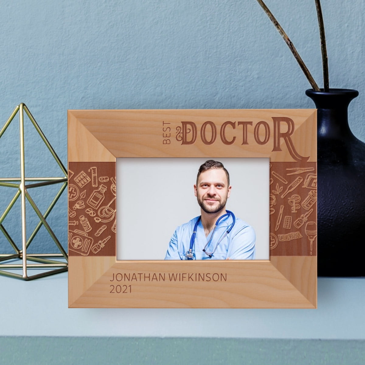 Best Doctor Personalized Wooden Frame-5