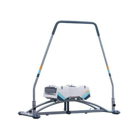 Aeroski 2.0 Ski Fitness Workout Machine with Recoil Spring Resistance, Gray