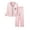 Pink Cat, variant on Cute Pink and Purple Flamingo Pajama Set for Girls – Satin Silky Long Sleeve & Pants Button Down PJ Set Size 12