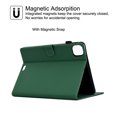 thumbnail image 4 of GSFY Case for 2024 iPad Pro 11 Inch 5th Generation (M4), Carbon Fiber Pattern Smart Premium PU Leather Wallet Stand Protective Shell Auto Sleep Wake for iPad Pro 11 5th Gen, Green, 4 of 7
