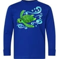 thumbnail image 3 of Inktastic Sea Turtle Swimming Long Sleeve Youth T-Shirt, 3 of 5