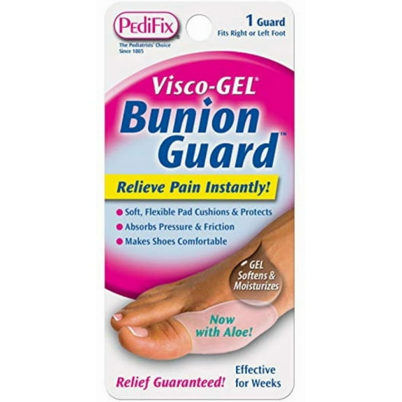 Bunion Protector ViscoGel Hallux Bunion Guard Universal Without Closure Left or Right Foot 1 ea