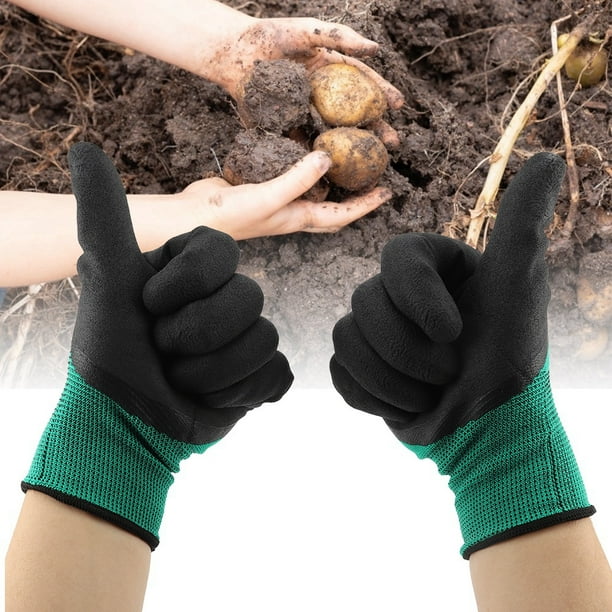 Guantes de jardinería, 1 par de guantes de protección de trabajo antideslizantes, guantes de trabajo diseñados para profesionales