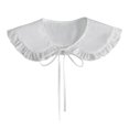 thumbnail image 1 of Preppy Style Women Girls Detachable Collar Shawl for Doll Tiered Ruffles False Collar Bottoming Shirt Shawl, 1 of 4