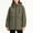 Army Green windproof hooded jacket women a1, variant on Women's Hooded Zip Up Windproof Jacket with Pockets Solid Color Casual Coat Trendy Outdoor Hiking Fall Winter Outfit, Navy L