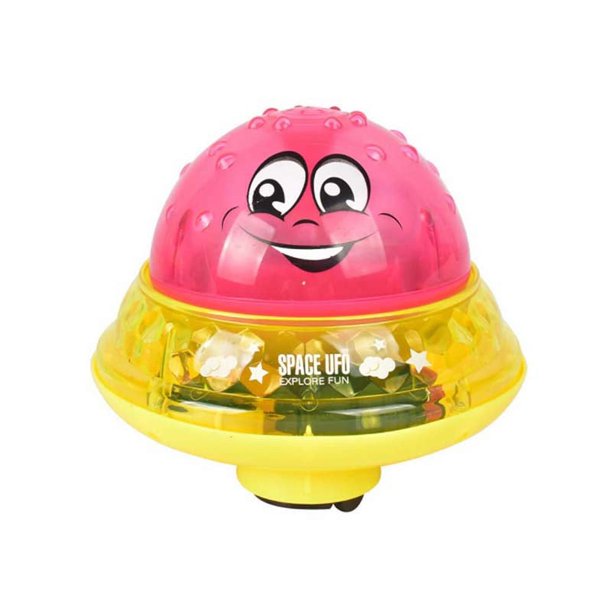Juguete de baño con rociador de agua para bebés, rociador automático de inducción, juguete de baño con bomba de agua, puede girar a la deriva con ducha, juguete de piscina para fiesta de niños
