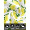 thumbnail image 7 of Yellow Lemon Cloth Napkins Set of 6 Reusable Dinner Napkins, Summer Watercolor Fruits Leaf Cocktail Napkin Washable Table Napkins for Wedding/Holiday Party/Baby Shower 20"x20", 7 of 7