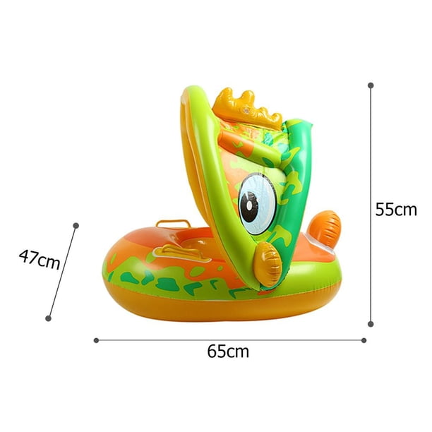 Anillo de natación inflable para bebé, círculo flotante para niño, para piscina, bañera (verde) Ndcxsfigh libre de BPA