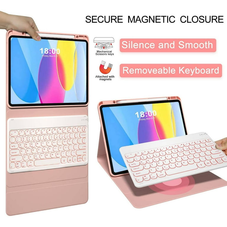 Vinci iPad 10th Generation Case with Keyboard 2022, 10.9 Vinci iPad 10th Generation Case with Keyboard 2022, 10.9