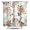 White-136, variant on Waterproof Pioneer Shower Curtain 84x72 Inch Polyester Unique Colorful Floral Shower Curtain for Bathroom Hotel Home Decor with 12 Plastic Hooks