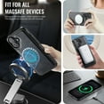 thumbnail image 3 of Wallet Case for iPhone 16 Plus,Compatible with MagSafe for Men Women,Detachable Magnetic Wallet Phone Case with Card Holder,Kickstand,PU Leather Shockproof Anti-fall Phone Case,Black, 3 of 12