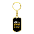 thumbnail image 4 of Best Mom Not Easy Stainless Steel or 18k Gold Premium Swivel Dog Tag Keychain, 4 of 8