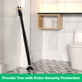 thumbnail image 2 of czcpp-Door Security Bar, Sliding Glass Door Lock, Window Security Bars, Heavy-Duty Door Jammer, Keep Your Home Safe from Intruders,Black(2Pack), 2 of 4