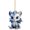 A, variante sur AYktou Décorations de Noël, Ornements de Noël, Décor de Noël, Cadeaux de Noël Mignons Pendentif en Acrylique Bleu et Blanc Décoration de Sapin de Noël Maison Pendentif Xiao Qinglong Pendentif