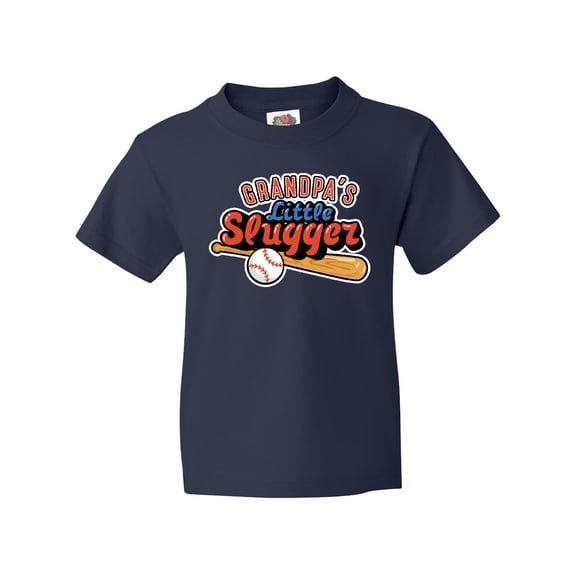 Inktastic Grandpa's Little Slugger Youth T-Shirt