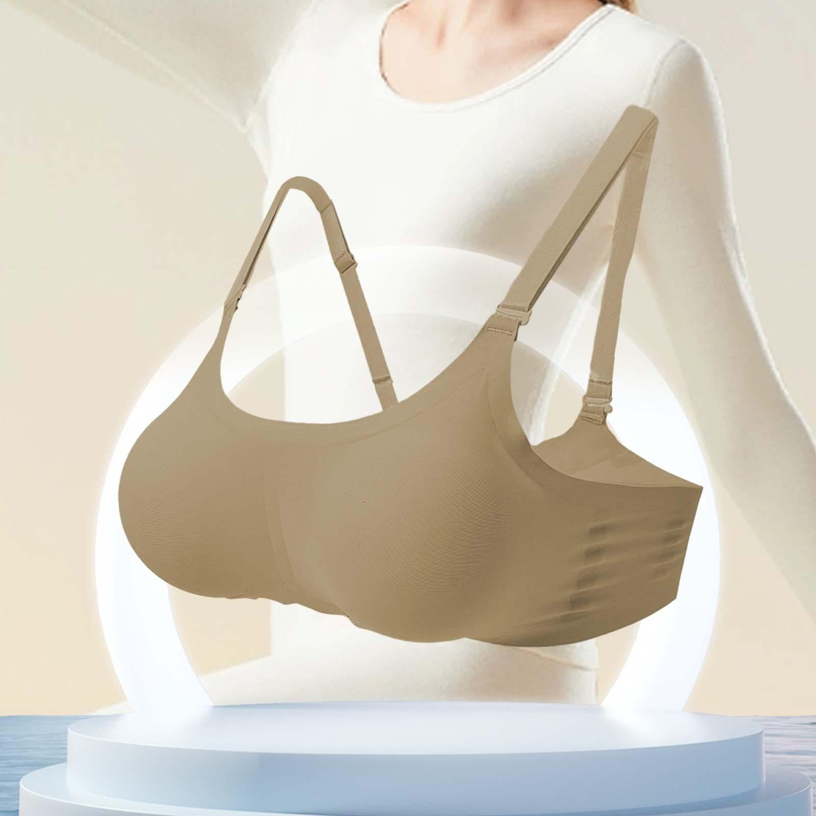 600g/36B Delicate Silicone Breast Forms False Boobs+ Wear Bra Cross Dresser
