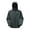 Dark Gray, variant on Men's Packable Hooded Long Coat - 3D Tailored Loose Fit Outdoor Commuter Jacket with Multiple Pockets